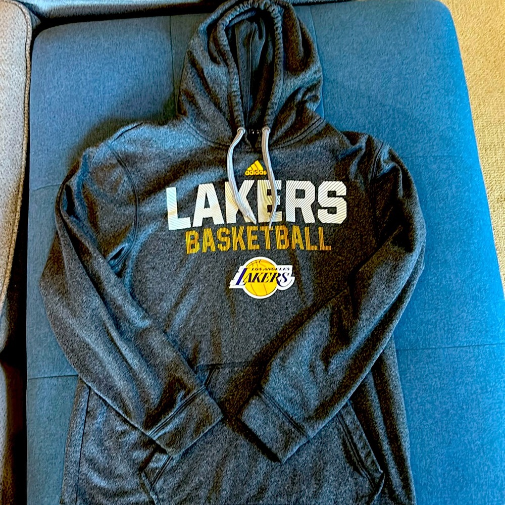 Men’s Adidas lighter weight hoodie LA Lakers